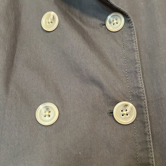 J. Crew Peacoat Cut Cotton Blend Lightweight Jacket - Size 4 - Picture 7 of 10